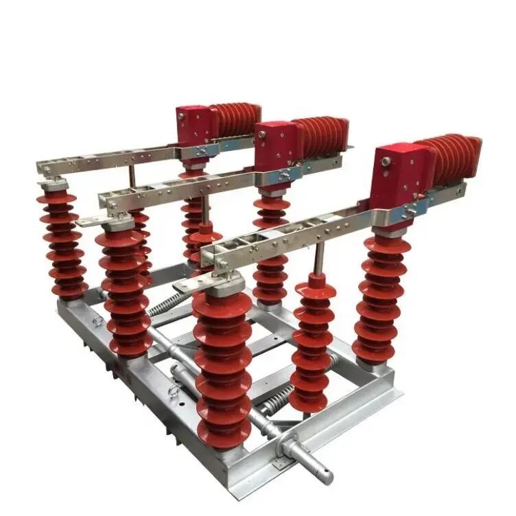 FZW32-12 (40.5) type outdoor high voltage isolating vacuum load switch is a new type of load switch which is the integration of mature experience of domestic existing load switch and advanced technology design of external. This load switch is composed of isolating switch, vacuum interrupter and operating mechanism and other parts. By using the principle of vacuum interrupter, withstrong arcing ability, reliable performance, long service life, small volume, no explosion danger, no pollution etc advantage. The product can be used in transmission and distribution system of electric power, metallurgy, mine, chemical industry and other departments as control equipment, especially suitable for frequent operation place.