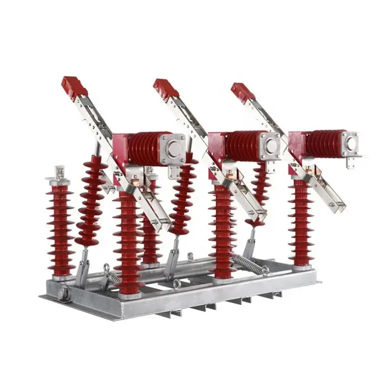 FZW32-12 (40.5) type outdoor high voltage isolating vacuum load switch is a new type of load switch which is the integration of mature experience of domestic existing load switch and advanced technology design of external. This load switch is composed of isolating switch, vacuum interrupter and operating mechanism and other parts. By using the principle of vacuum interrupter, withstrong arcing ability, reliable performance, long service life, small volume, no explosion danger, no pollution etc advantage. The product can be used in transmission and distribution system of electric power, metallurgy, mine, chemical industry and other departments as control equipment, especially suitable for frequent operation place.