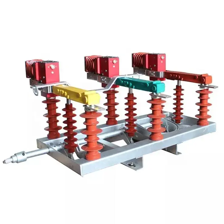 FZW32-12 (40.5) type outdoor high voltage isolating vacuum load switch is a new type of load switch which is the integration of mature experience of domestic existing load switch and advanced technology design of external. This load switch is composed of isolating switch, vacuum interrupter and operating mechanism and other parts. By using the principle of vacuum interrupter, withstrong arcing ability, reliable performance, long service life, small volume, no explosion danger, no pollution etc advantage. The product can be used in transmission and distribution system of electric power, metallurgy, mine, chemical industry and other departments as control equipment, especially suitable for frequent operation place.