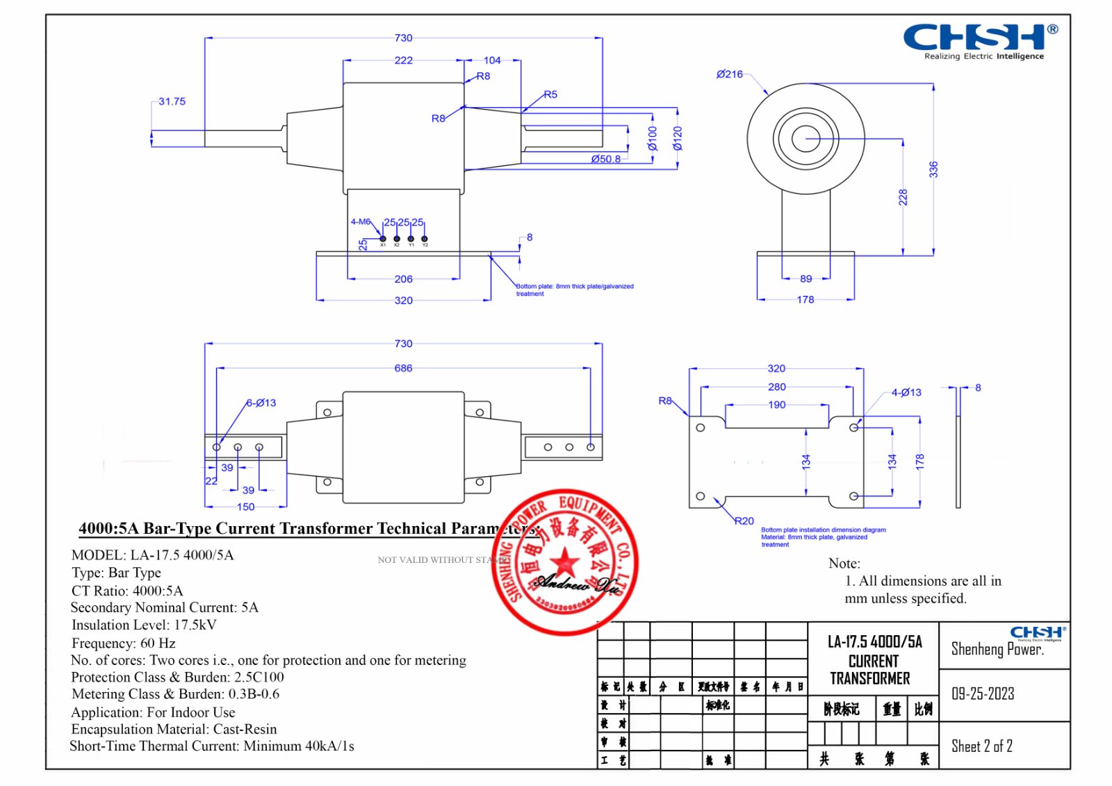 LA-17-CT 4000-5A- 100